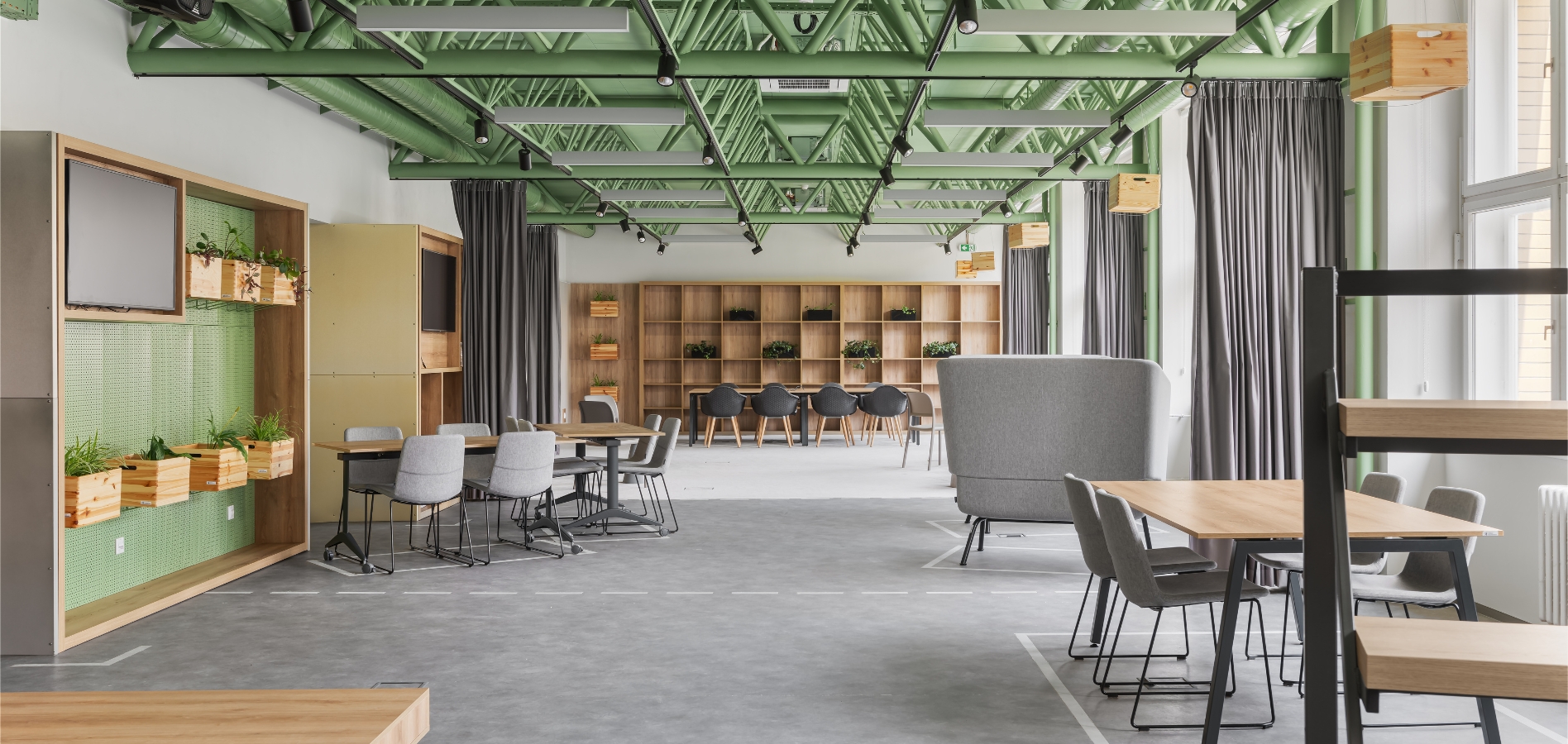Coworkingový sál VŠE Praha